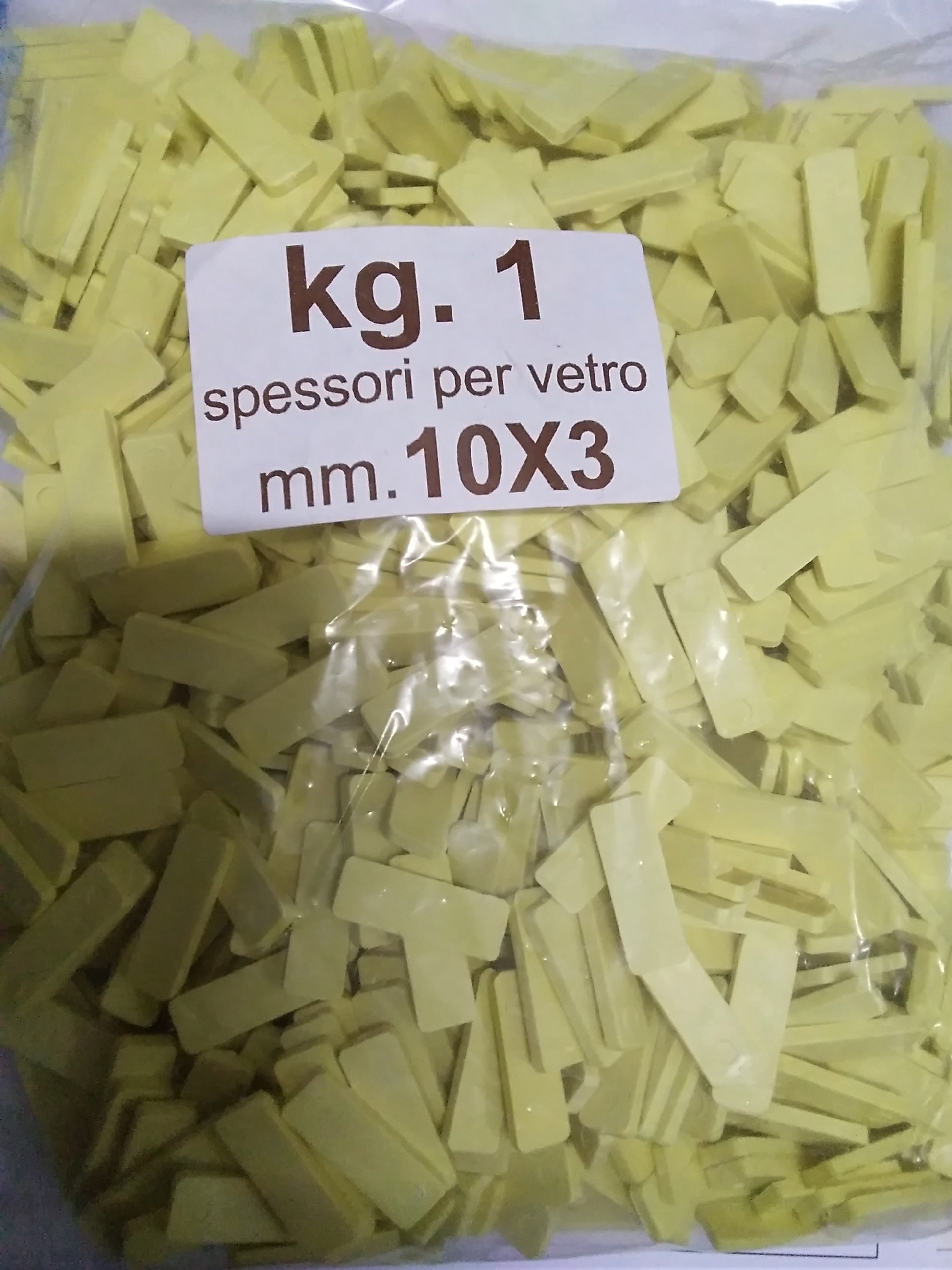 SPESSORE VETRO NORMALE MM.3
