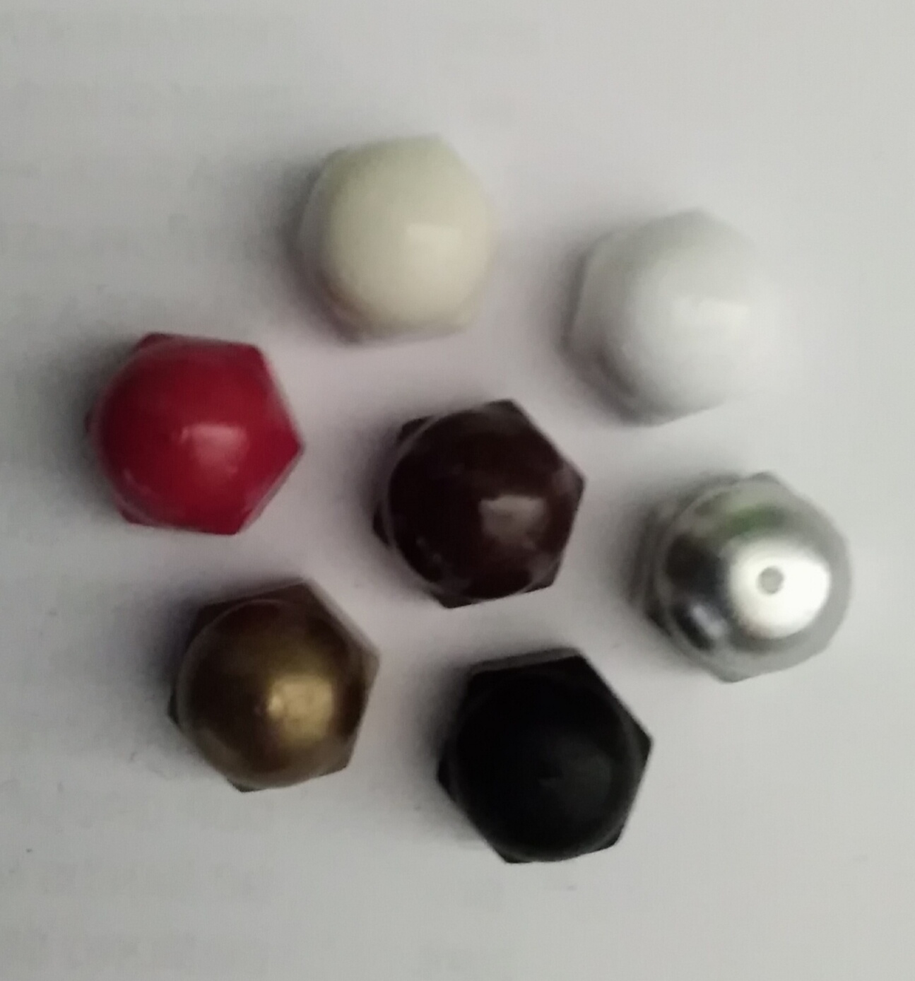 DADO ALLUMINIO CIECO ROSSO